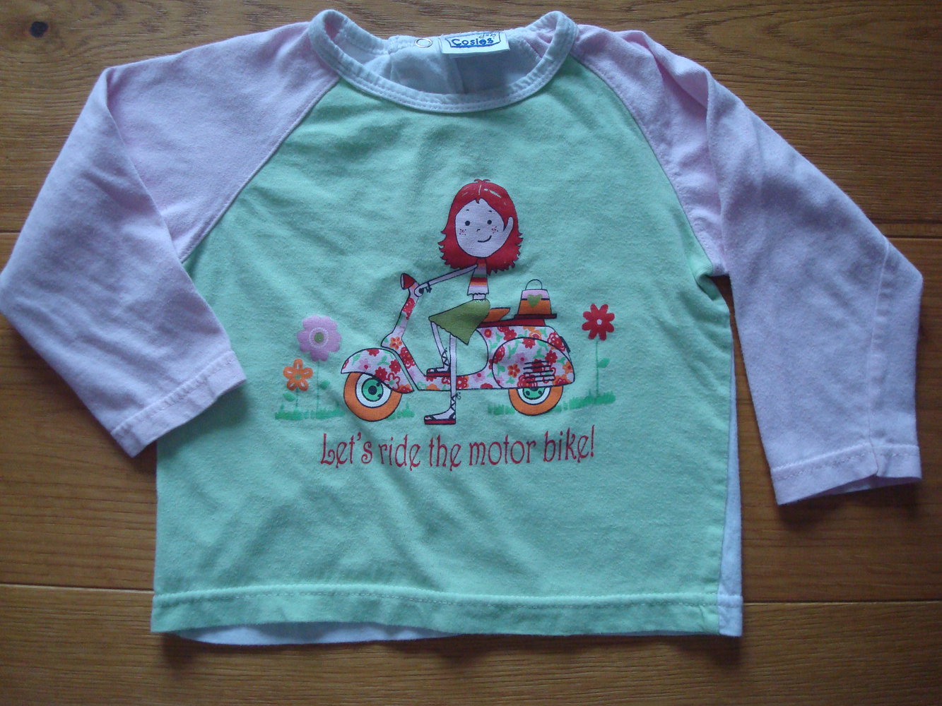 Langarmshirt, Shirt, Pullover mit süßem Aufdruck