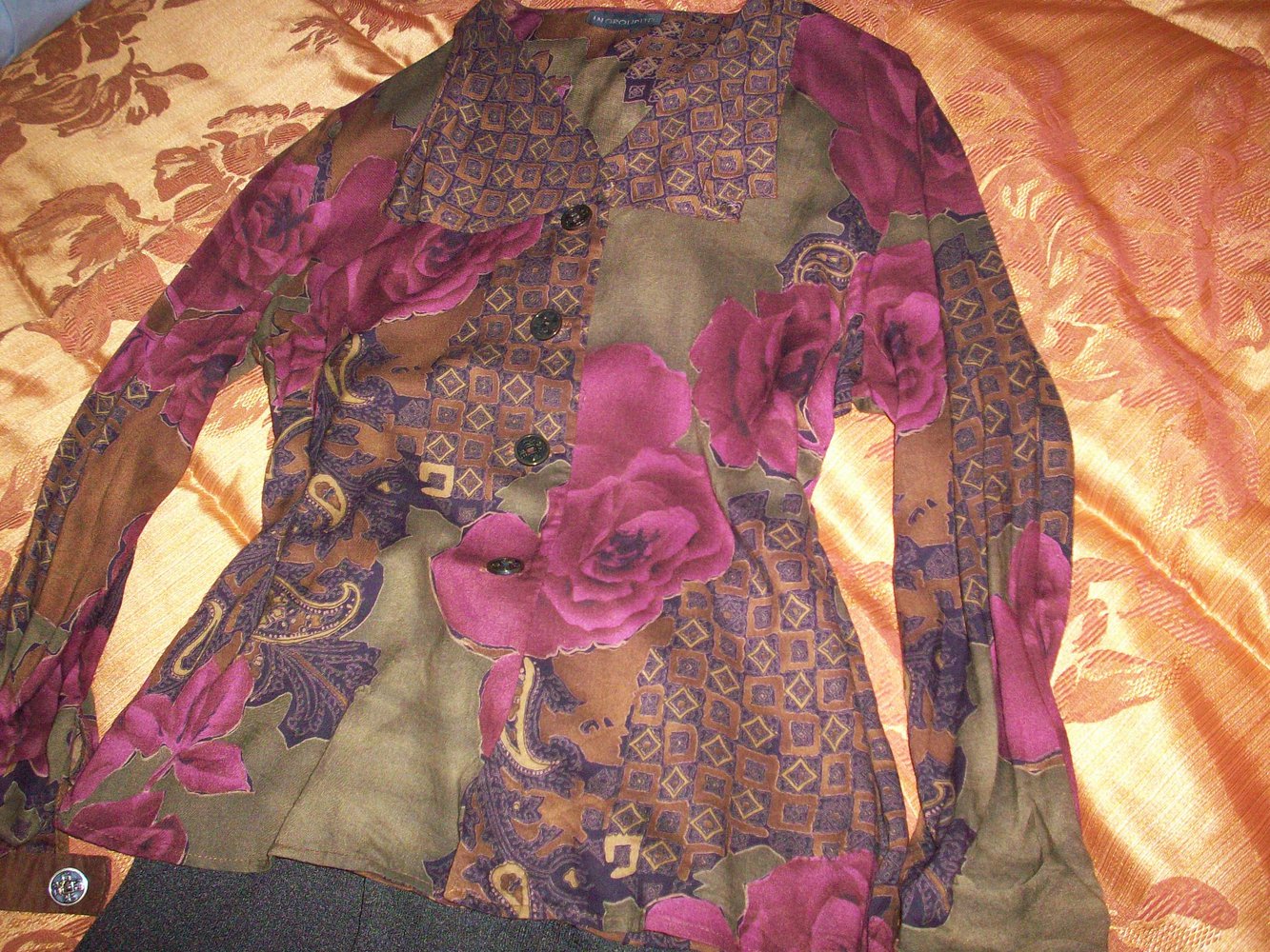 Herbstliche Bluse