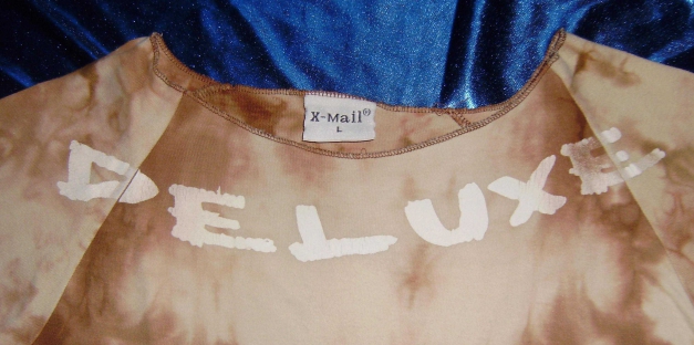 T-Shirt von X-Mail, braun / beige batik Gr. L