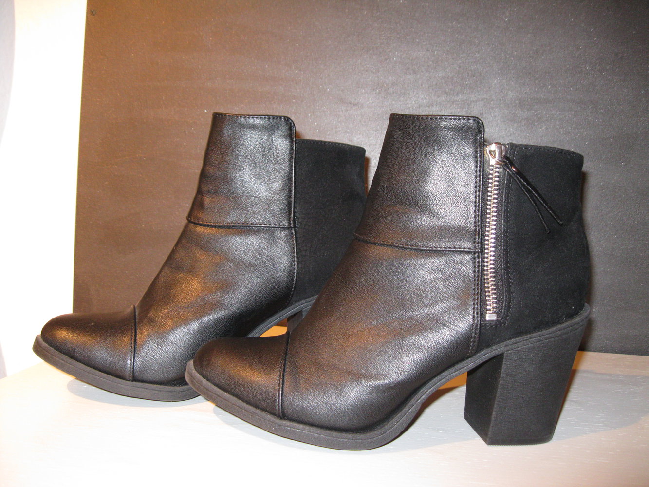 Ankle Boots schwarz Gr. 39 H&M