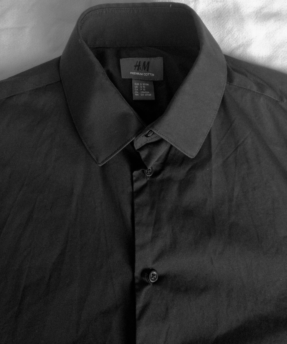 Schickes schwarzes Hemd von H&M