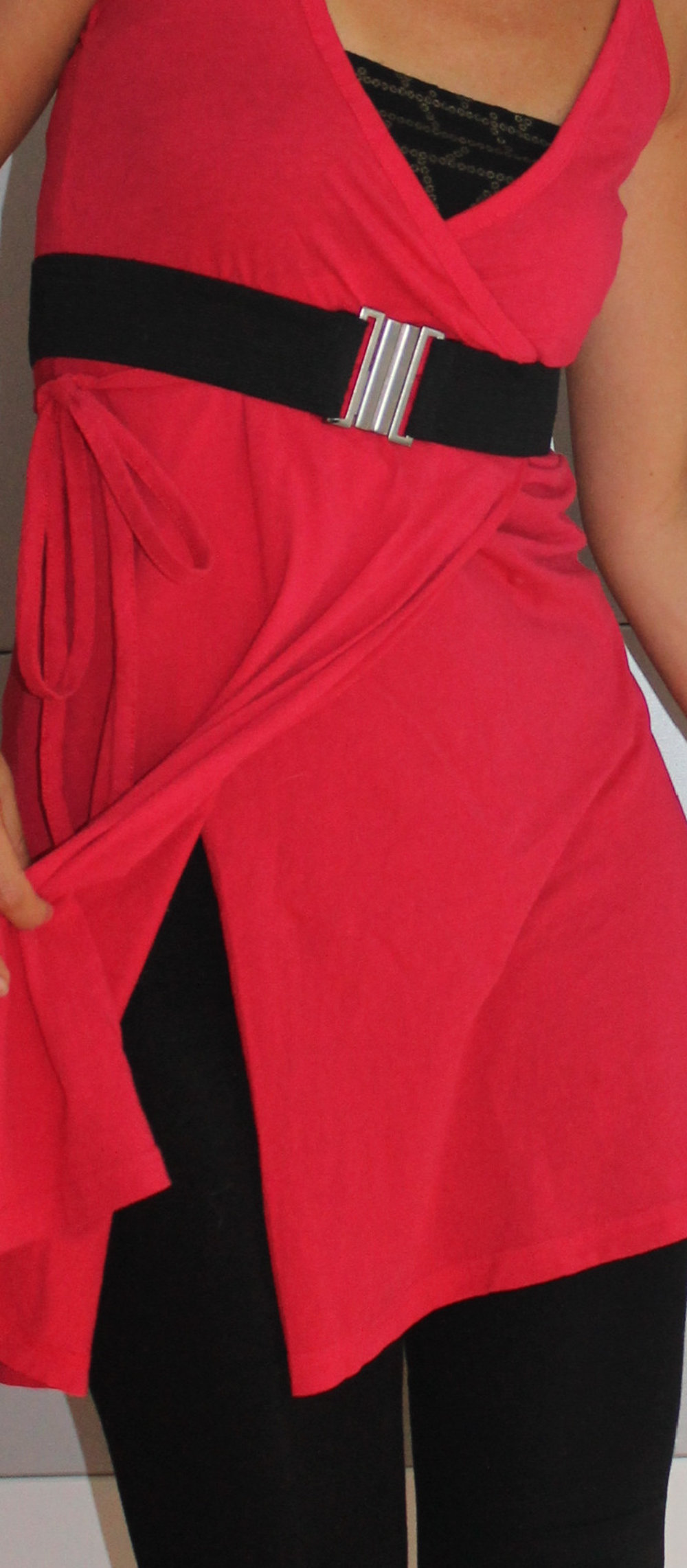 süßes Wickkelkleid / Sommerkleid in pink von H&M