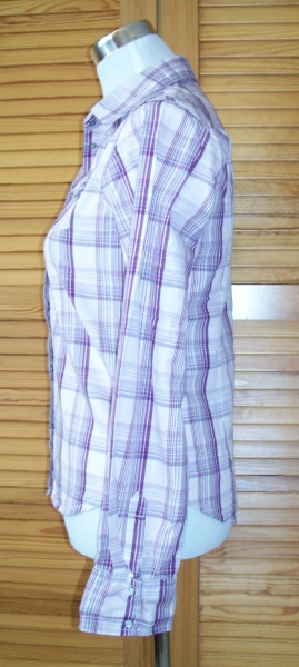 H&M// Gemusterte Baumwollbluse langärmlig Gr. 170