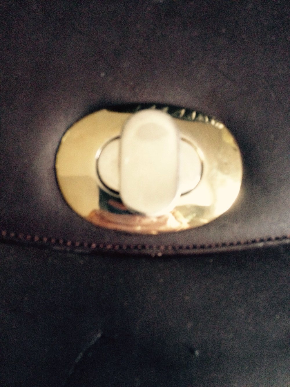 Schicke Vintage Blogger Leder Handtasche 