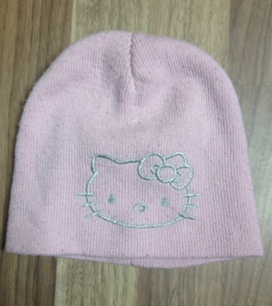rosa Hello Kitty Mütze