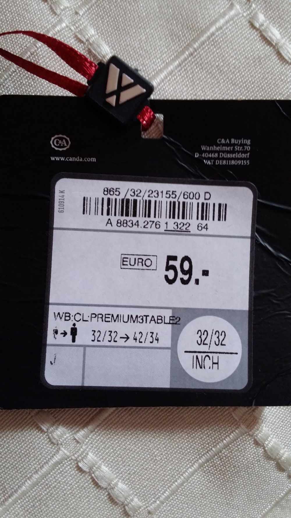 Herren Jeans in Stretch – neu – Größe 32/32 - dunkelblau