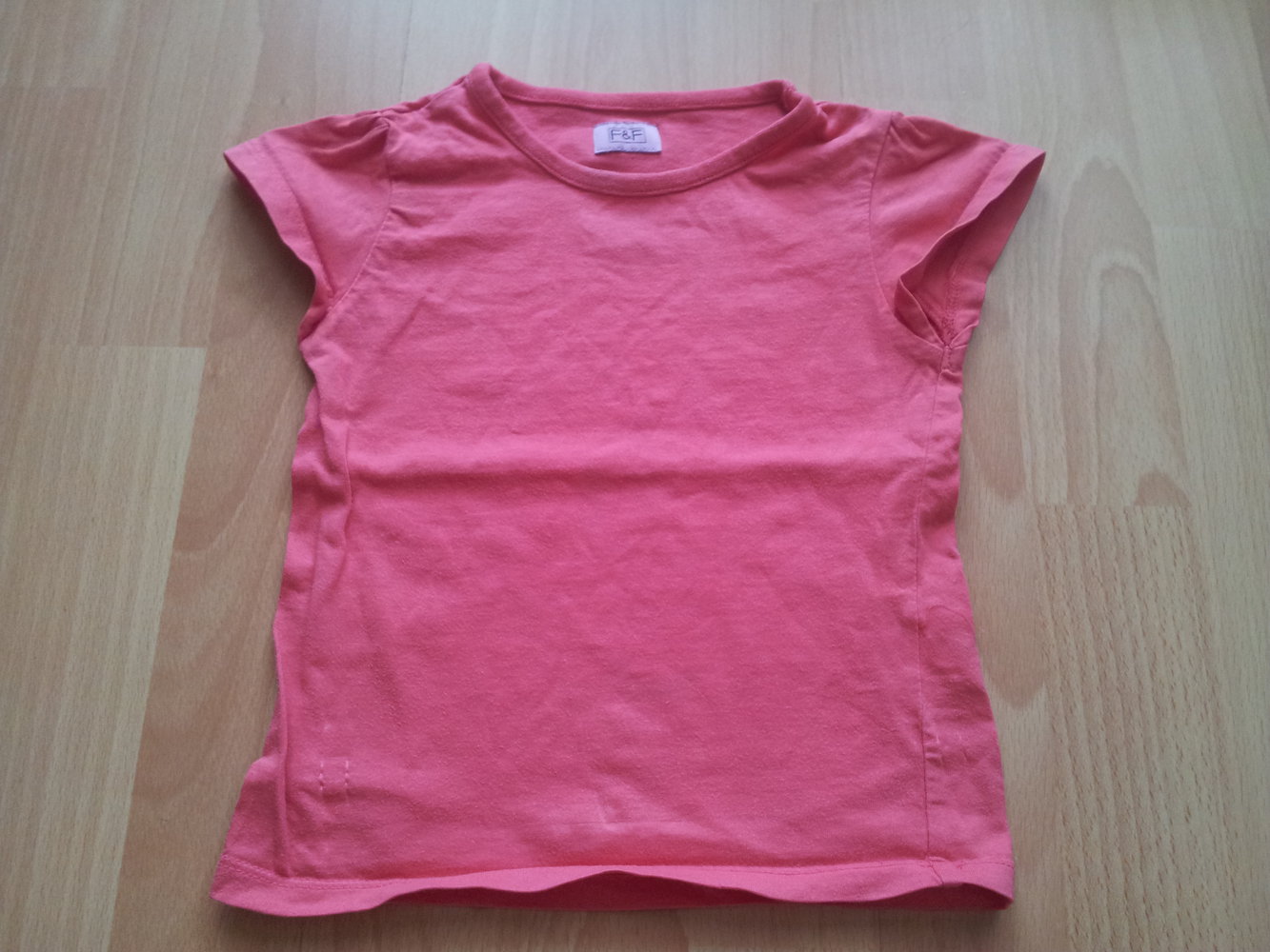  T-Shirt blass rot F&F Gr. 92