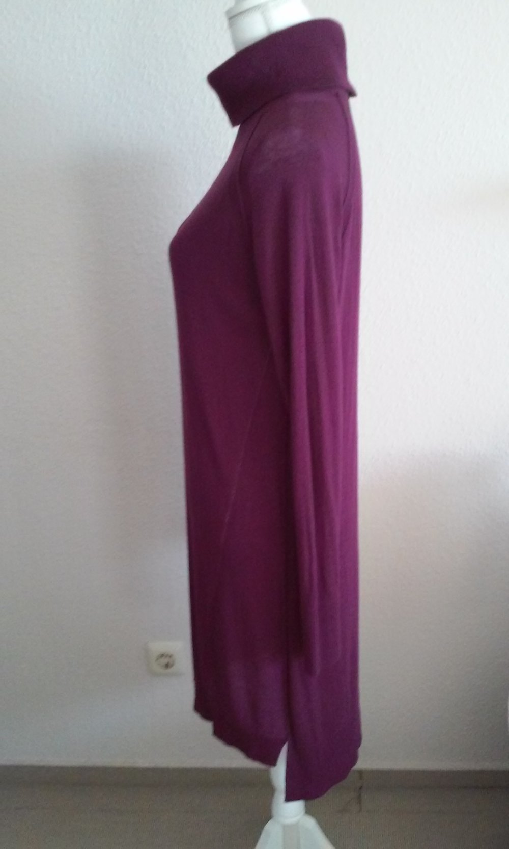 Diesel Kleid Rollkragen Longpullover langes Kleid figurbetont