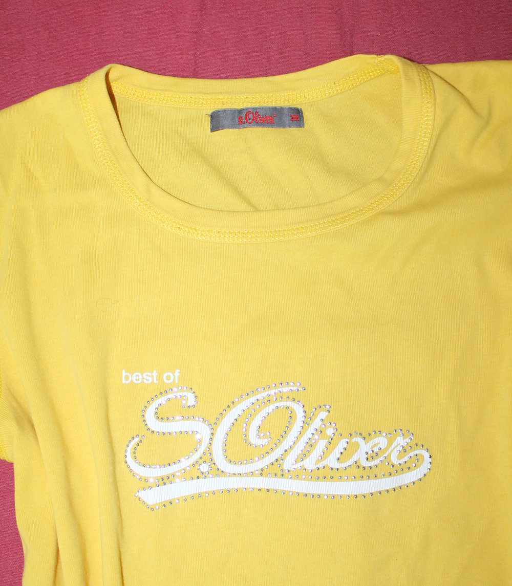 gelbes T-shirt / Oberteil von S. Oliver