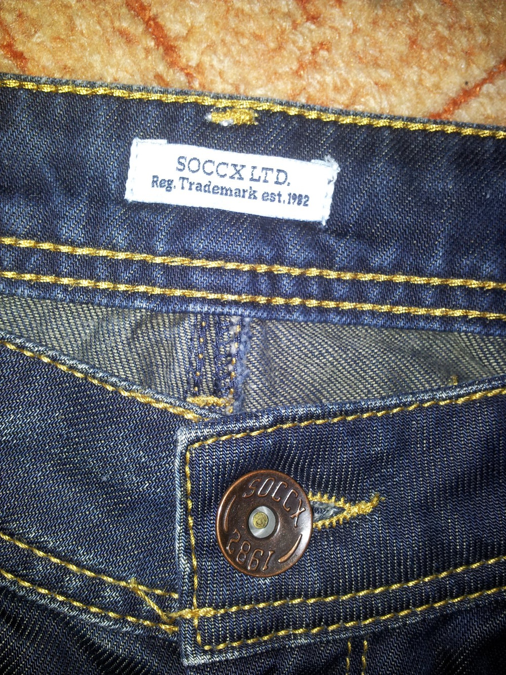  Jeans Hose Bluejeans Soccx W28/L32 dunkelblau 