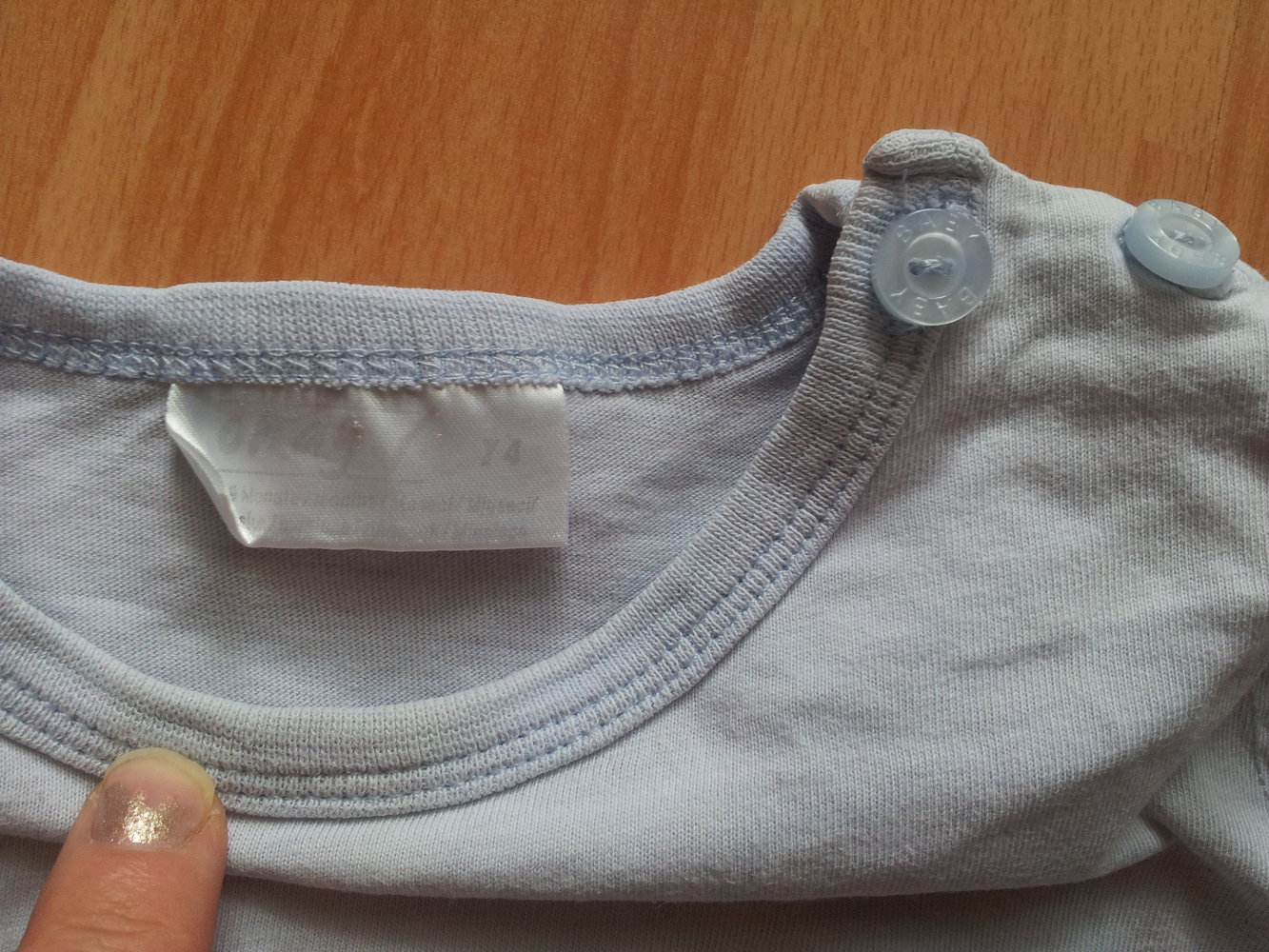 Pullover hellblau Gr. 74