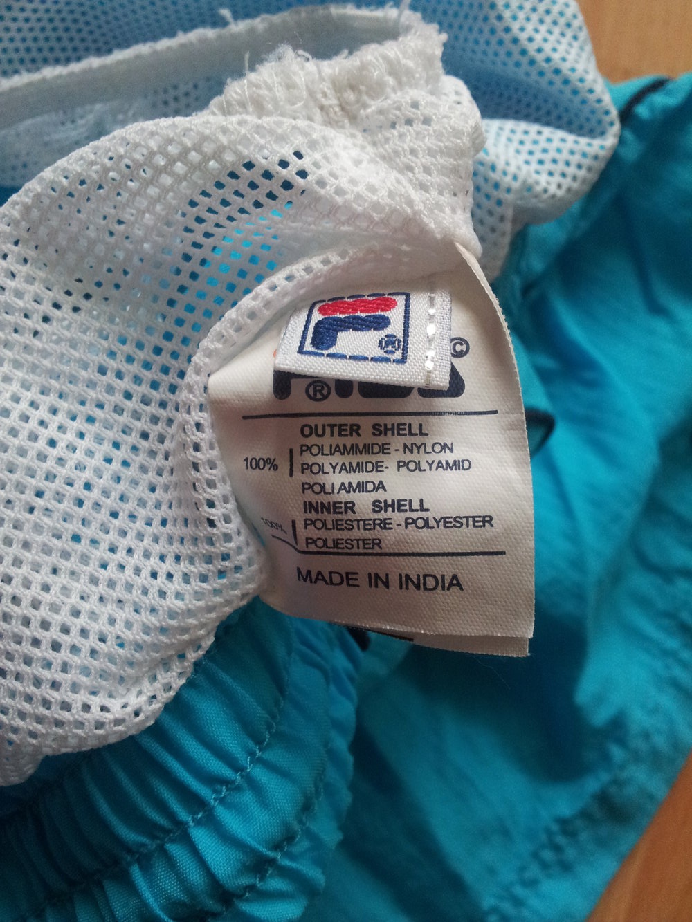 kurze Hose Sporthose Fila Gr. XL hellblau NEU