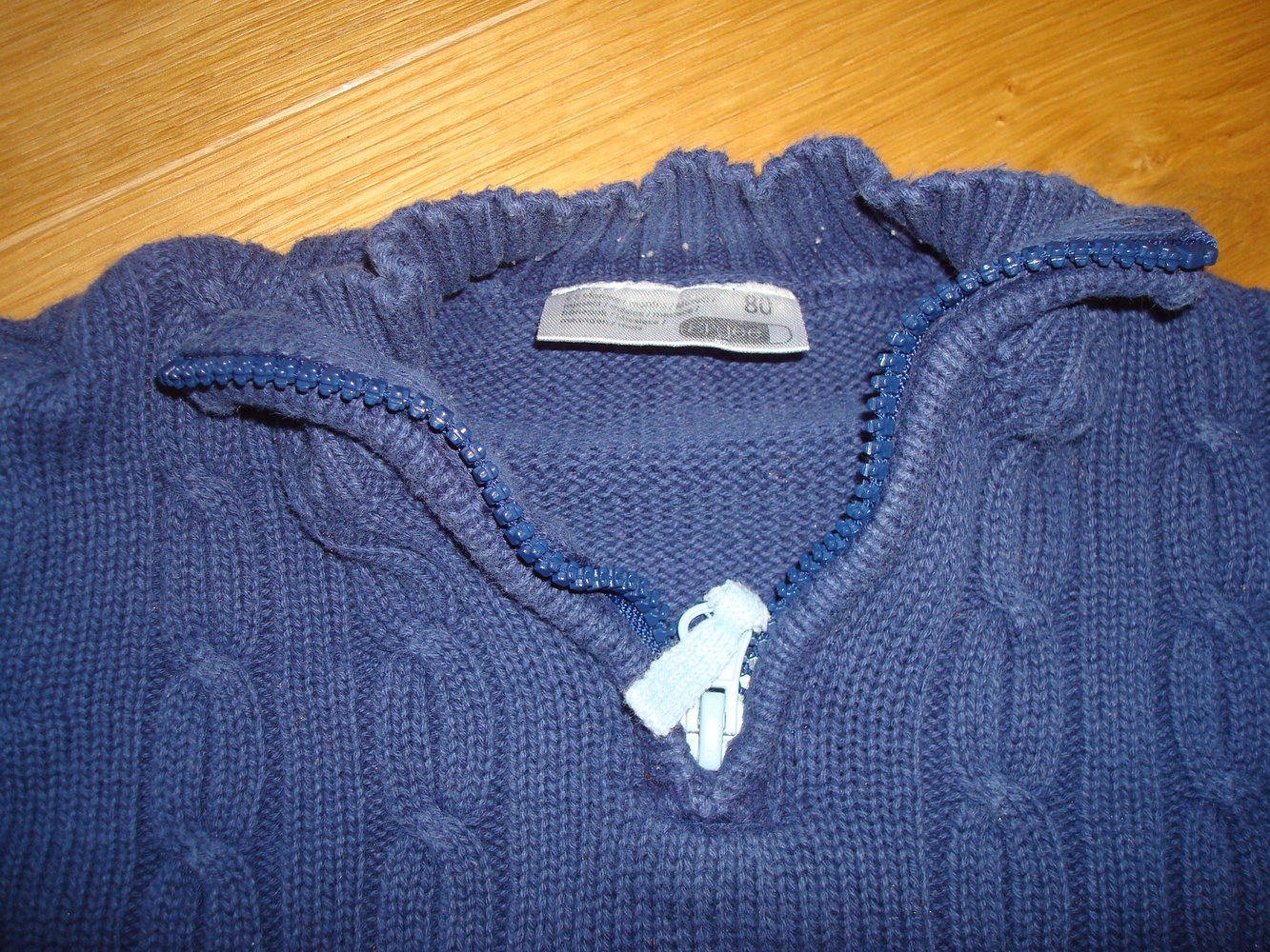 warmer Pullover für Jungen Gr. 80