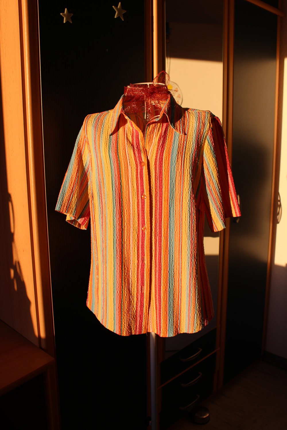 27. Bluse kurzärmelig von C&A, Gr. 40