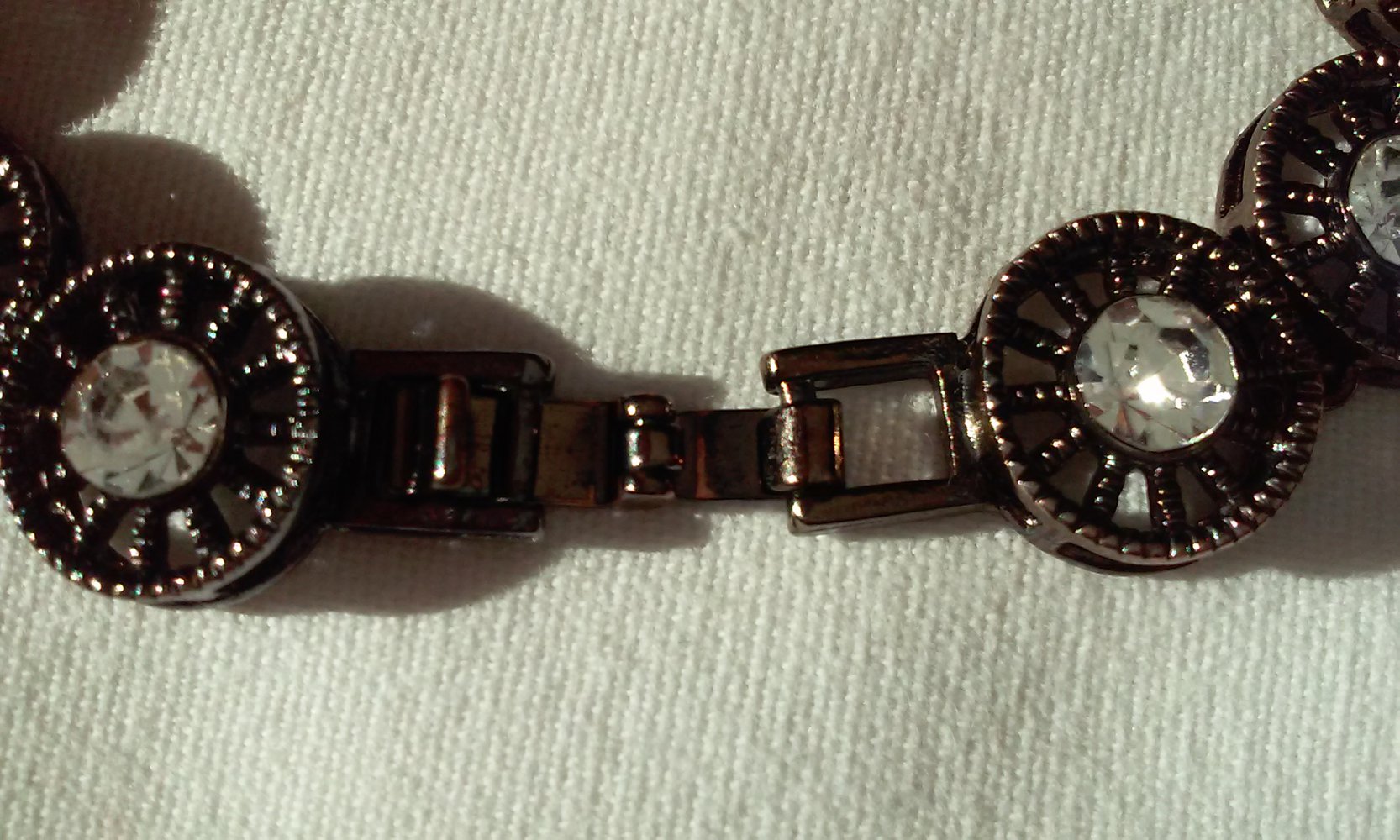 Armband funkelnd glitzernd Strassteine Gliederarmband