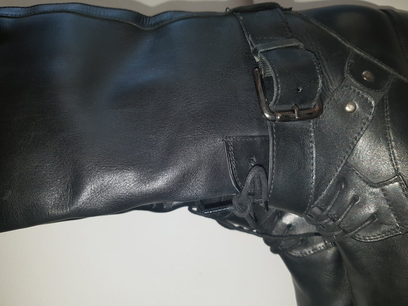 5th Avenue Engschaft  Leder Stiefel Gr. 40 neu schwarz