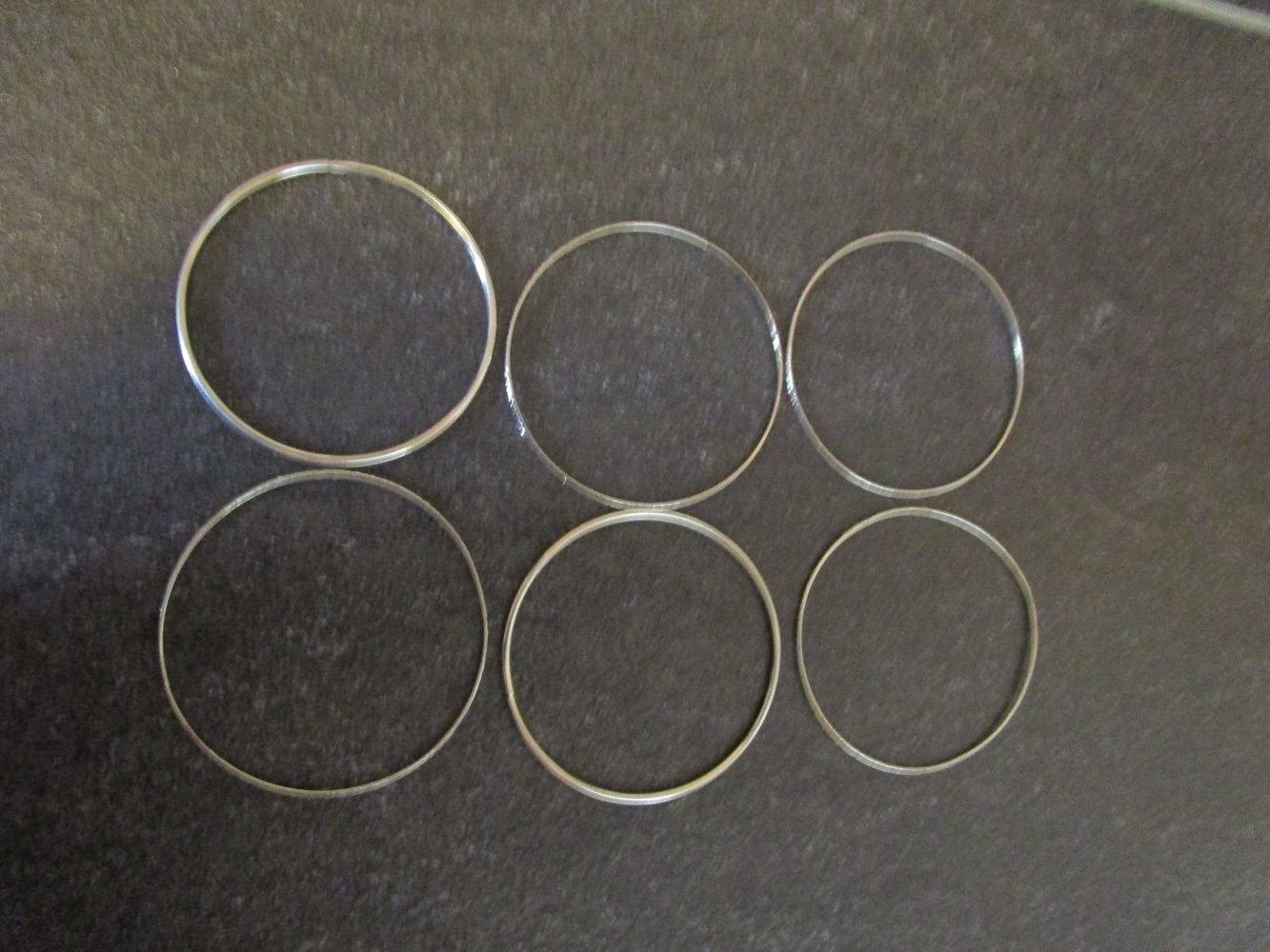 Armbänder silber Modeschmuck - 6 Stück - 