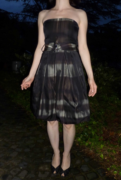 Zara Cocktailkleid Bandeau Kleid XS = 34 sehr edel
