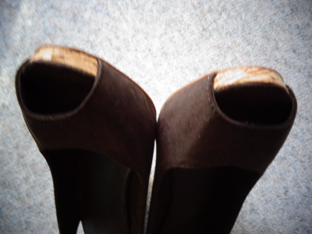 #Wedges Sandaletten braun Gr. 39 mit Kork - Keilabsatz
