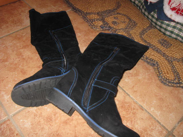 *** Super ~ Wadenhohe ~ Flache ~ Stiefel ***