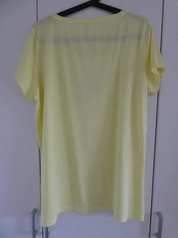 NEU – s.Oliver  – T-Shirt mit Aufdruck, hellgelb