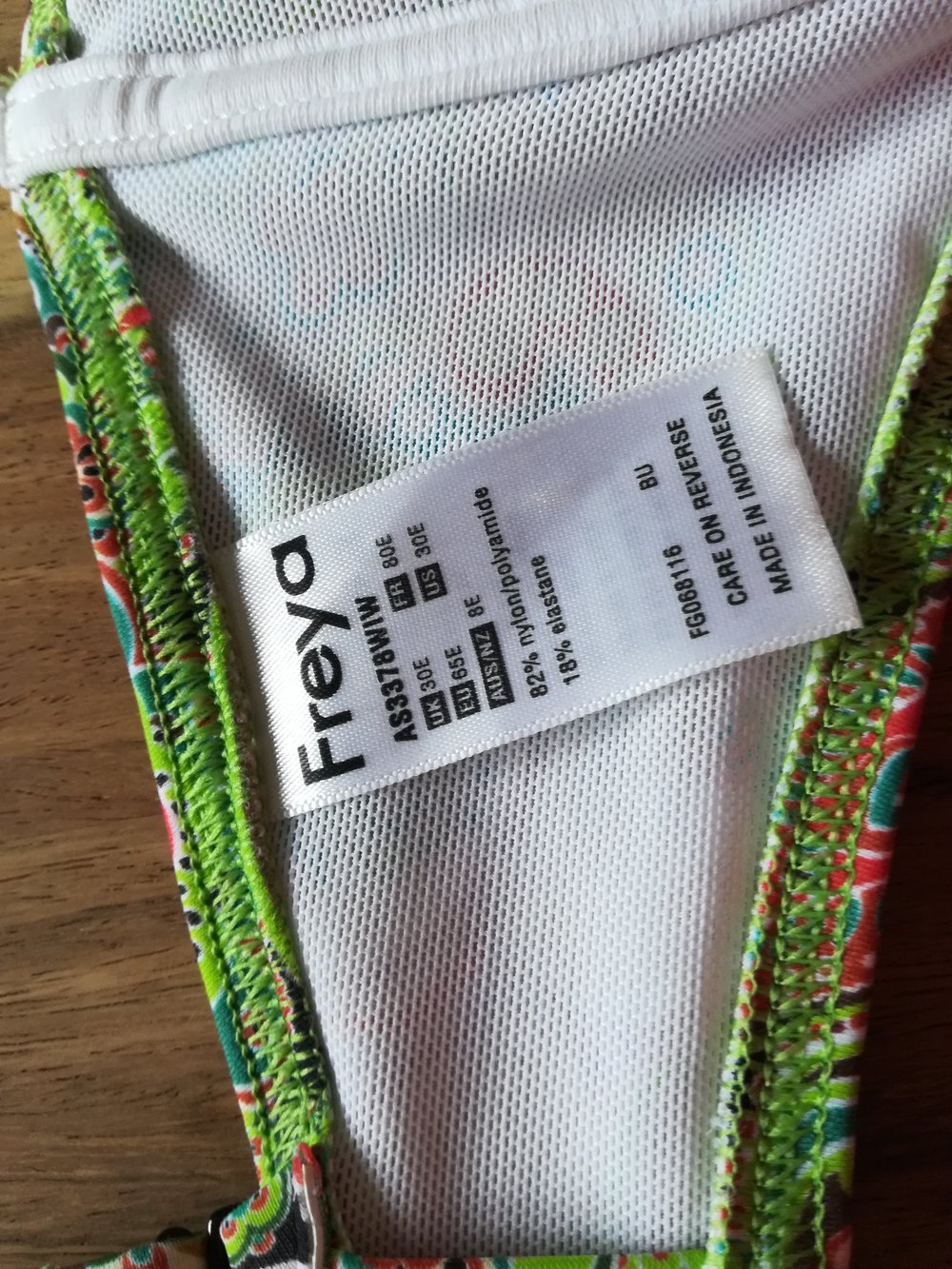 Freya Bikini 65 E Hose 36 mit schönem Muster