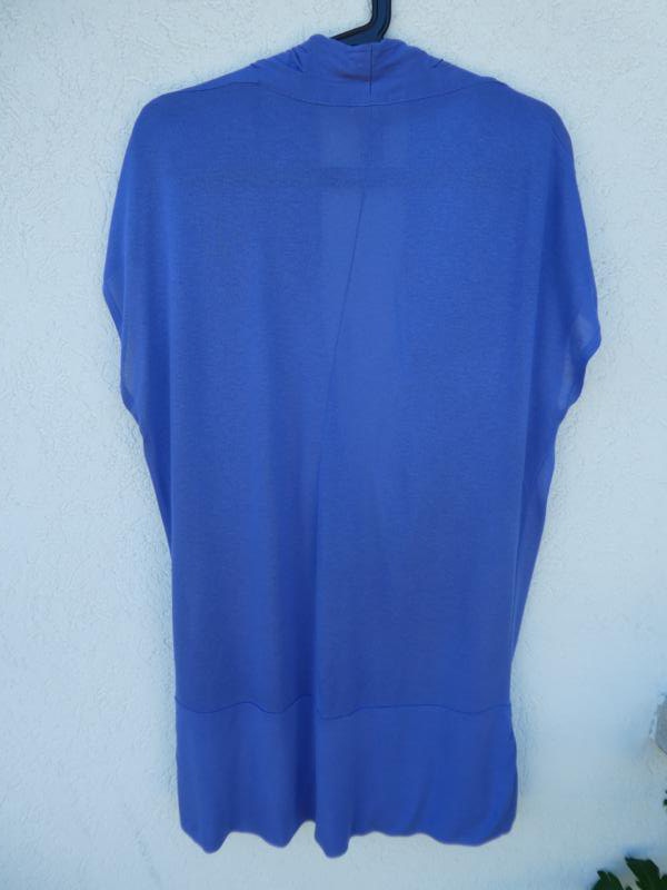 H&M  – Shirt, blau-lila - Gebraucht