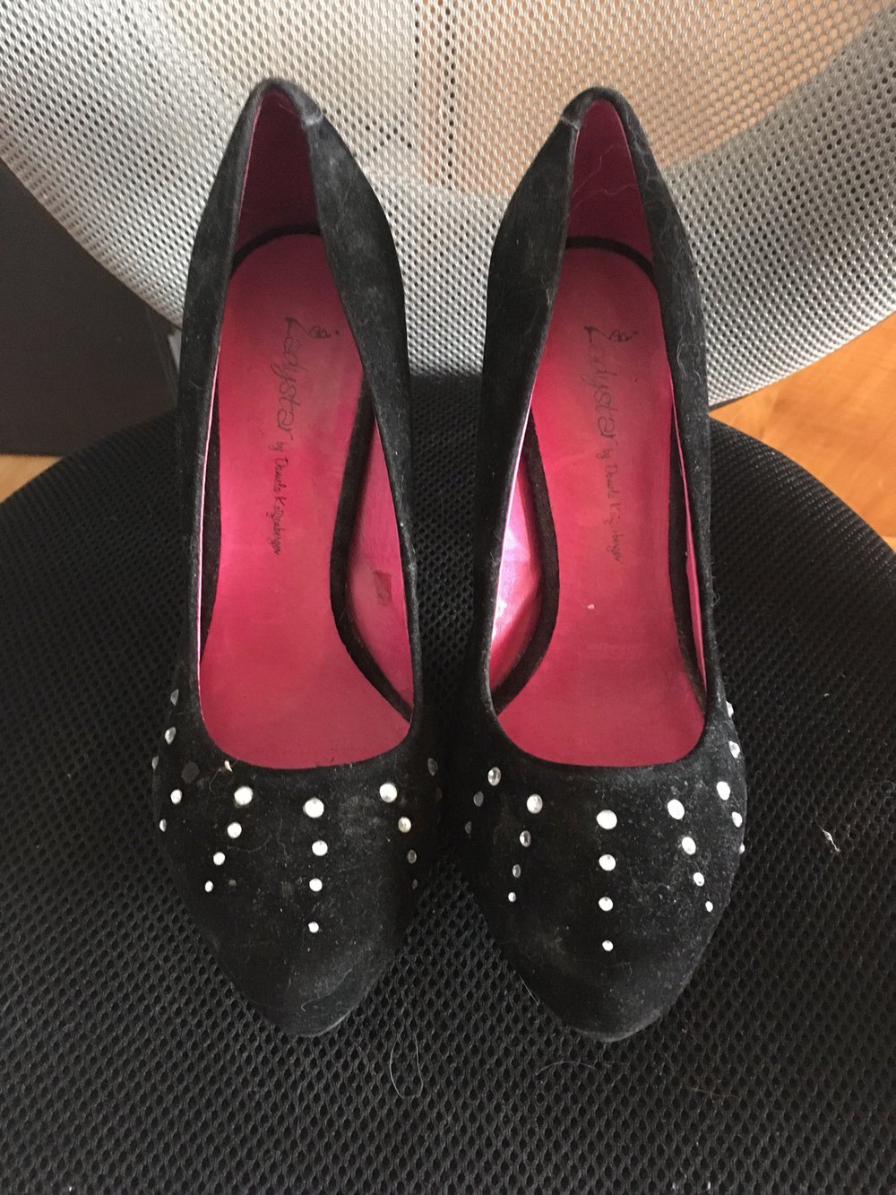 High Heels mit GlitzersteinenGr.37