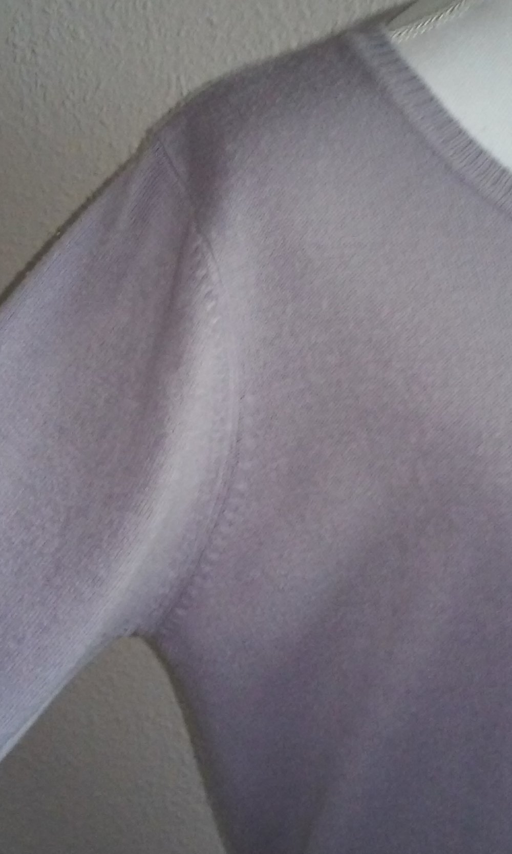 Sweatshirt Langarm Shirt Rundhals Pulli Basic Oberteil flieder