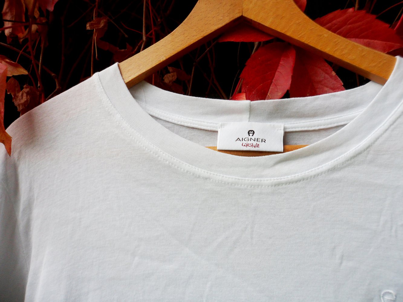 Weißes Basic Shirt Alpha