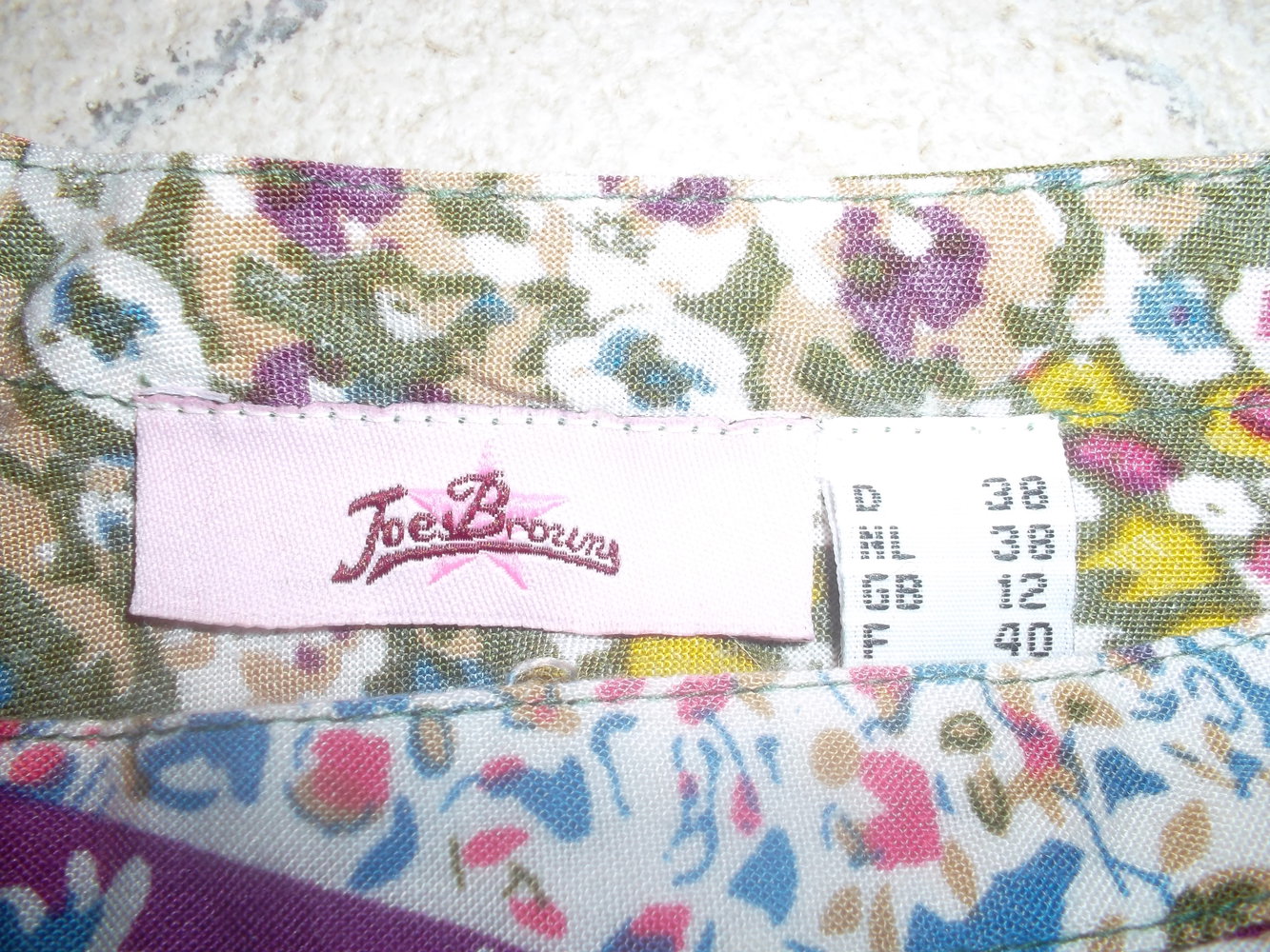 neues hängerchen/bluse,von joe browns,gr. 38