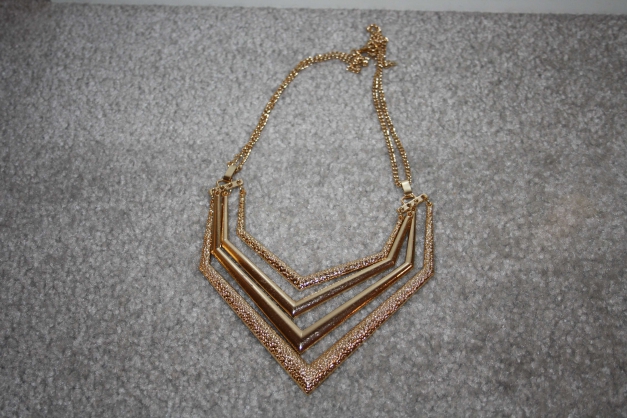 * goldende Statement Kette