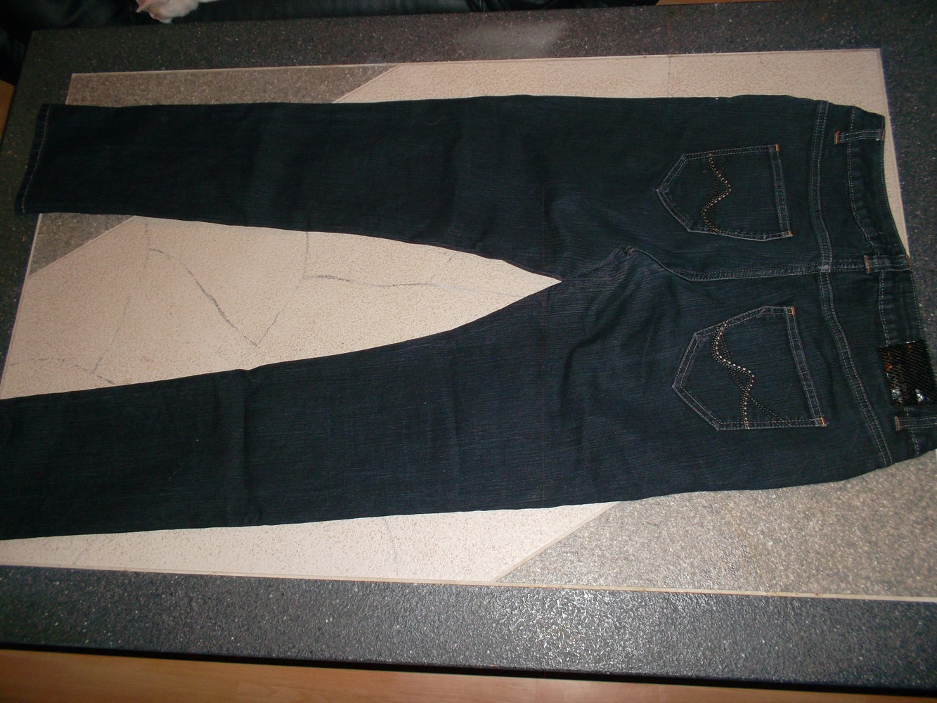 schwarze jeans,gr. 40