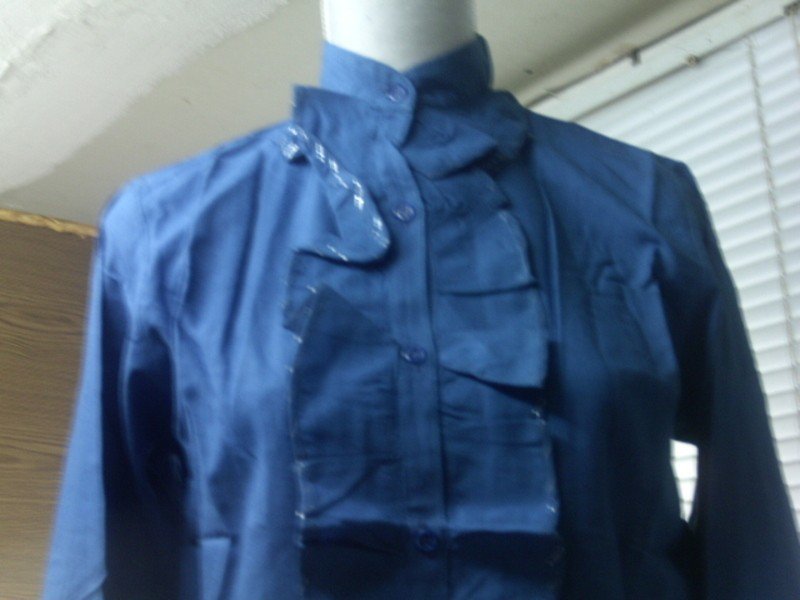 *** NEU ~ Rüschen ~ Long ~ Bluse ***