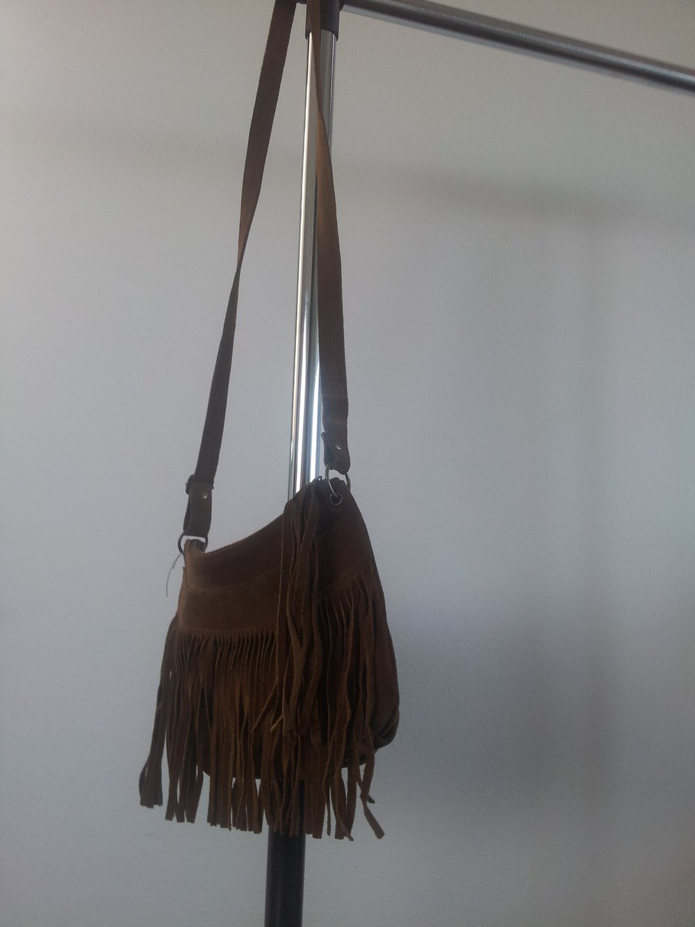 H&M - Divided wildleder fransen tasche