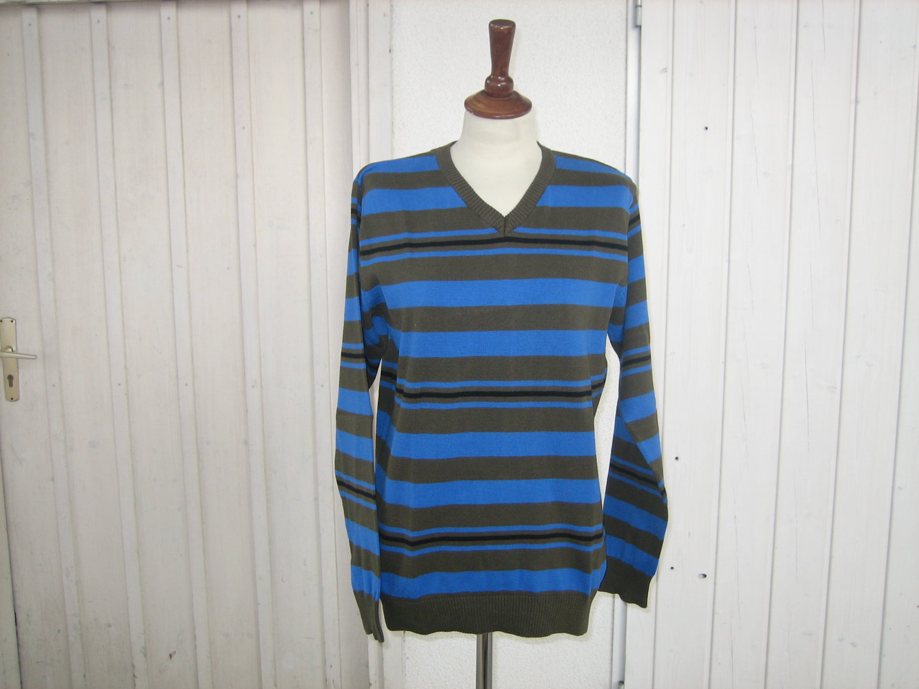 Hochwertiger Baumwoll-Pullover Gr. 48/50, NEU - superschönes, edles Farb-Design!