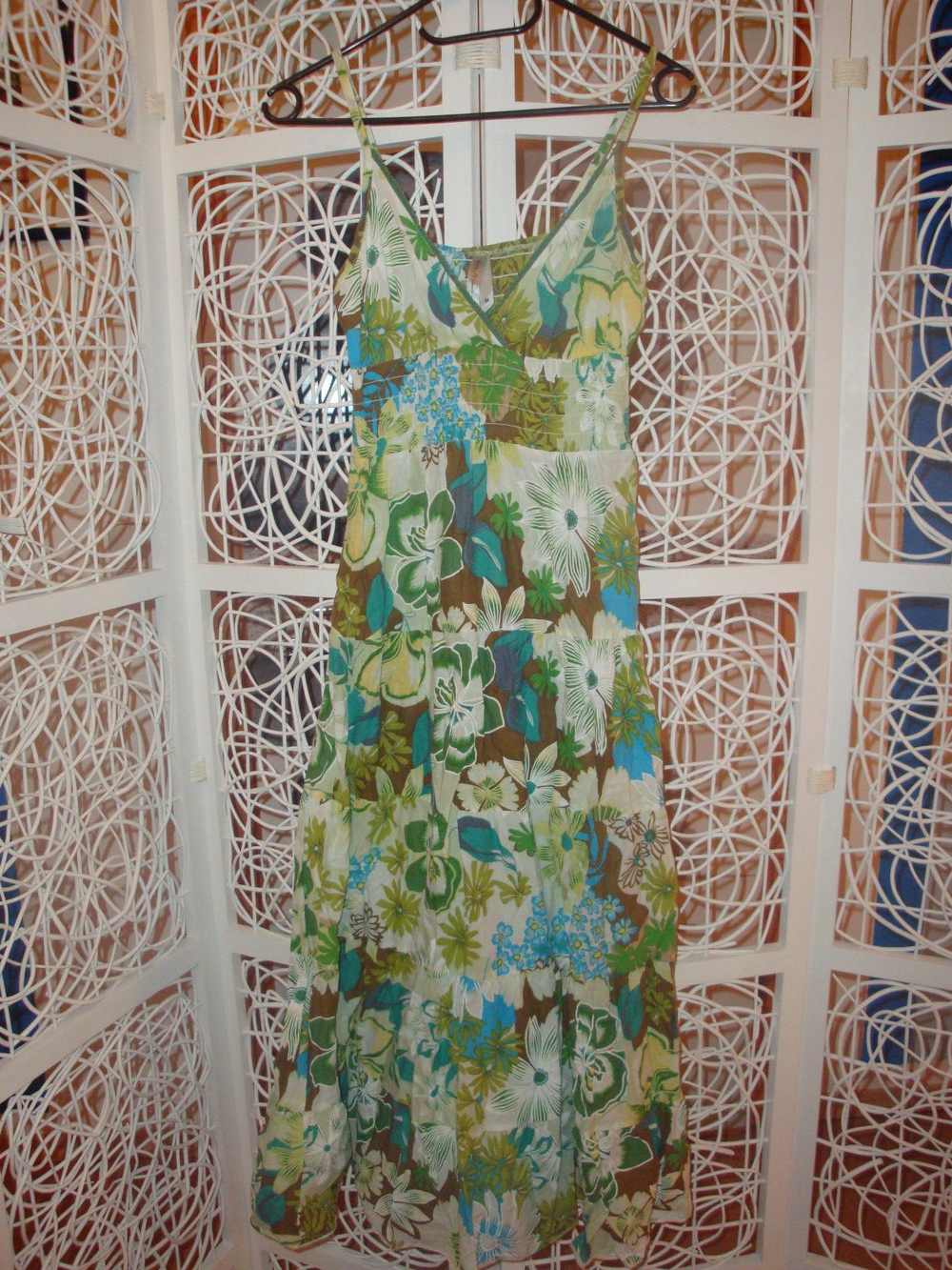 Maxikleid gemustert
