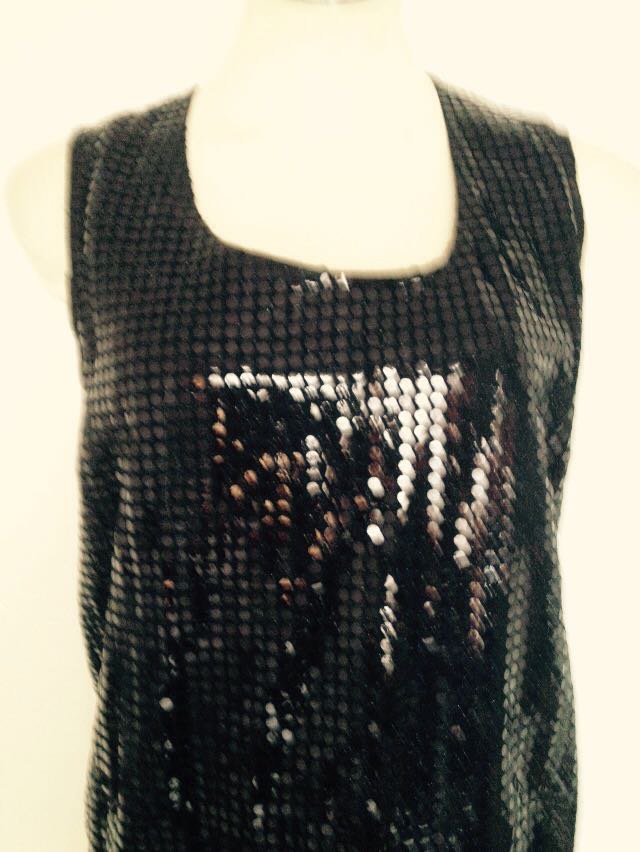 Exclusiver Glitzer Top Oberteil 