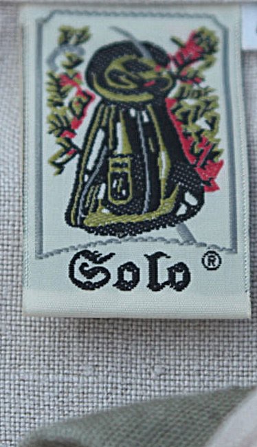 Solo Da.-Trachtenhemd Gr XL?, beige, Leinen m. Stickerei