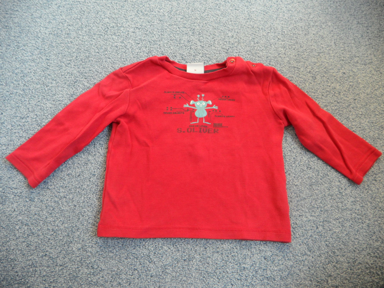 s.Oliver süßes Langarmshirt für kleine Außerirdische