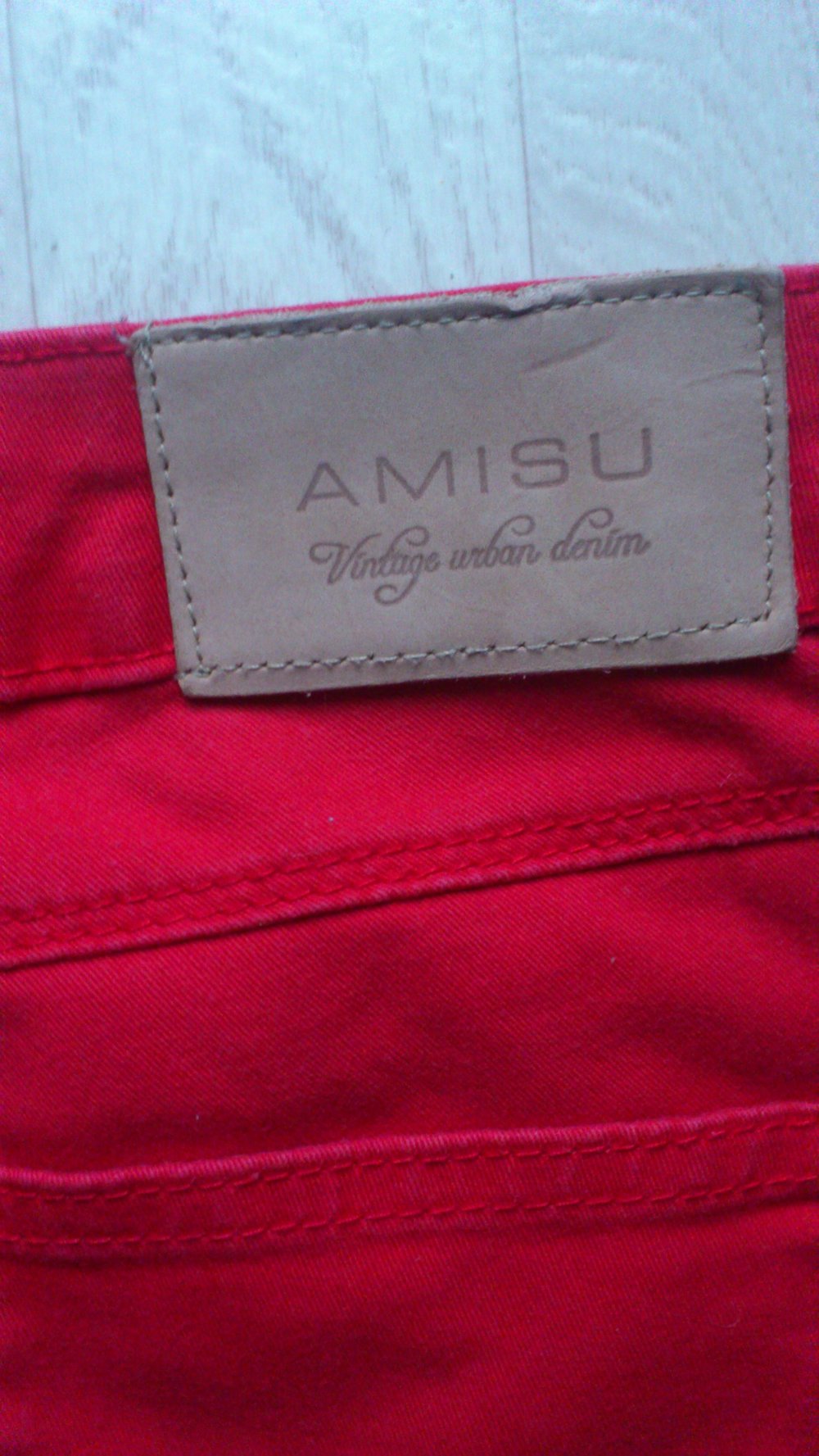 Rote Hose in Größe XS 34 von Amisu New Yorker Stoffhose