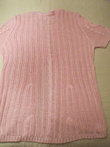 Strickjäckchen, zartrosa, neu