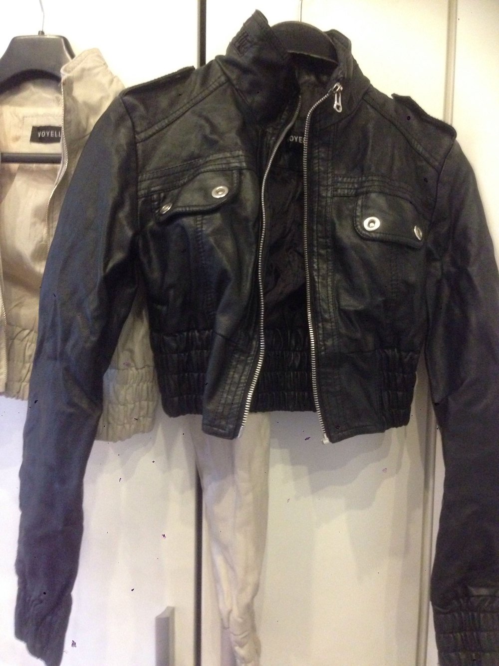 Lederjacke Imitat 