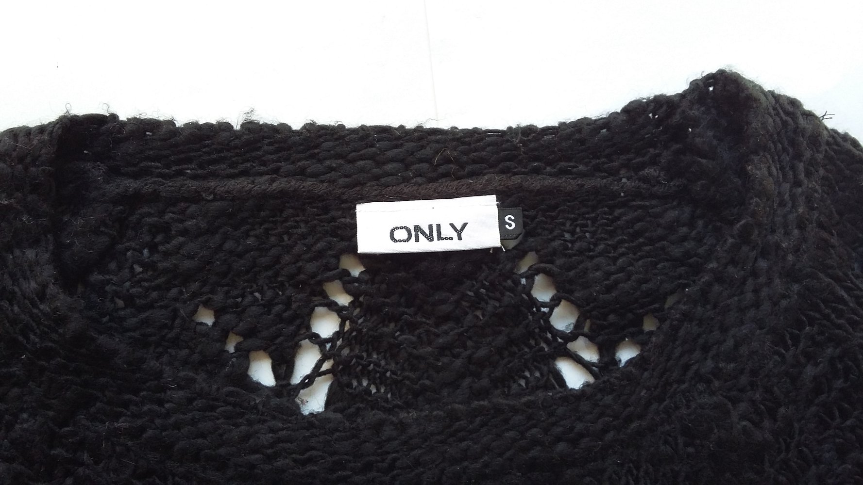 Strickpullover ONLY schwarz Gr. S / M Pullover