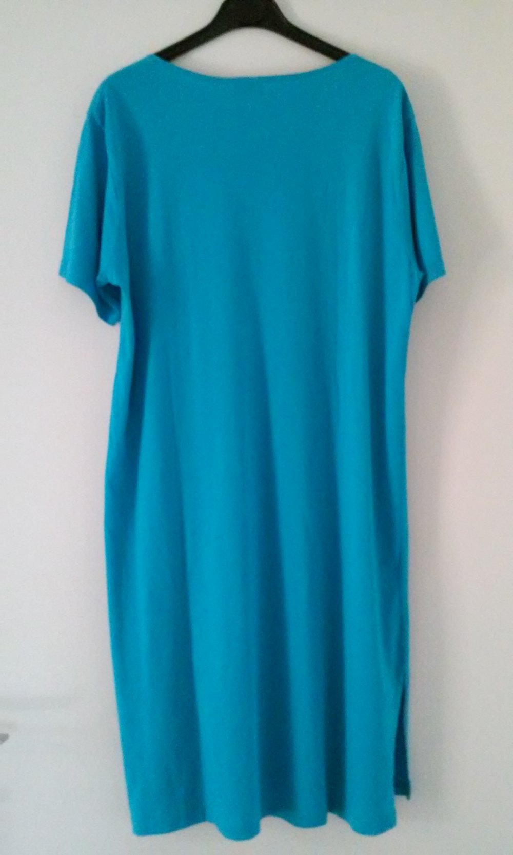 Kleid Longshirt Shirt türkis mit Strass Schopper !!Neu!!