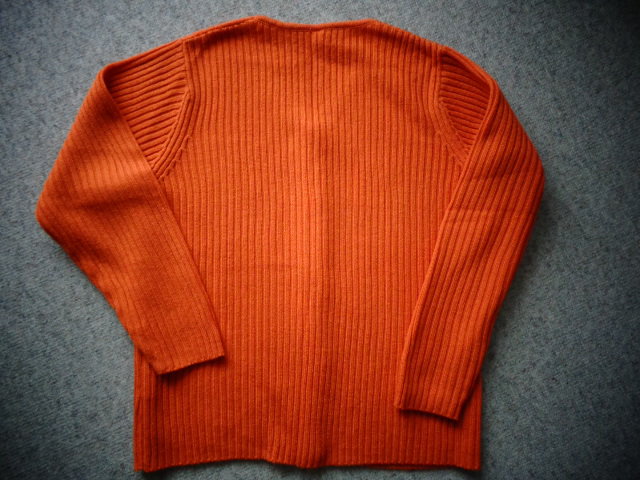 Cardigan Jacke Strickjacke Gr. 40, orange