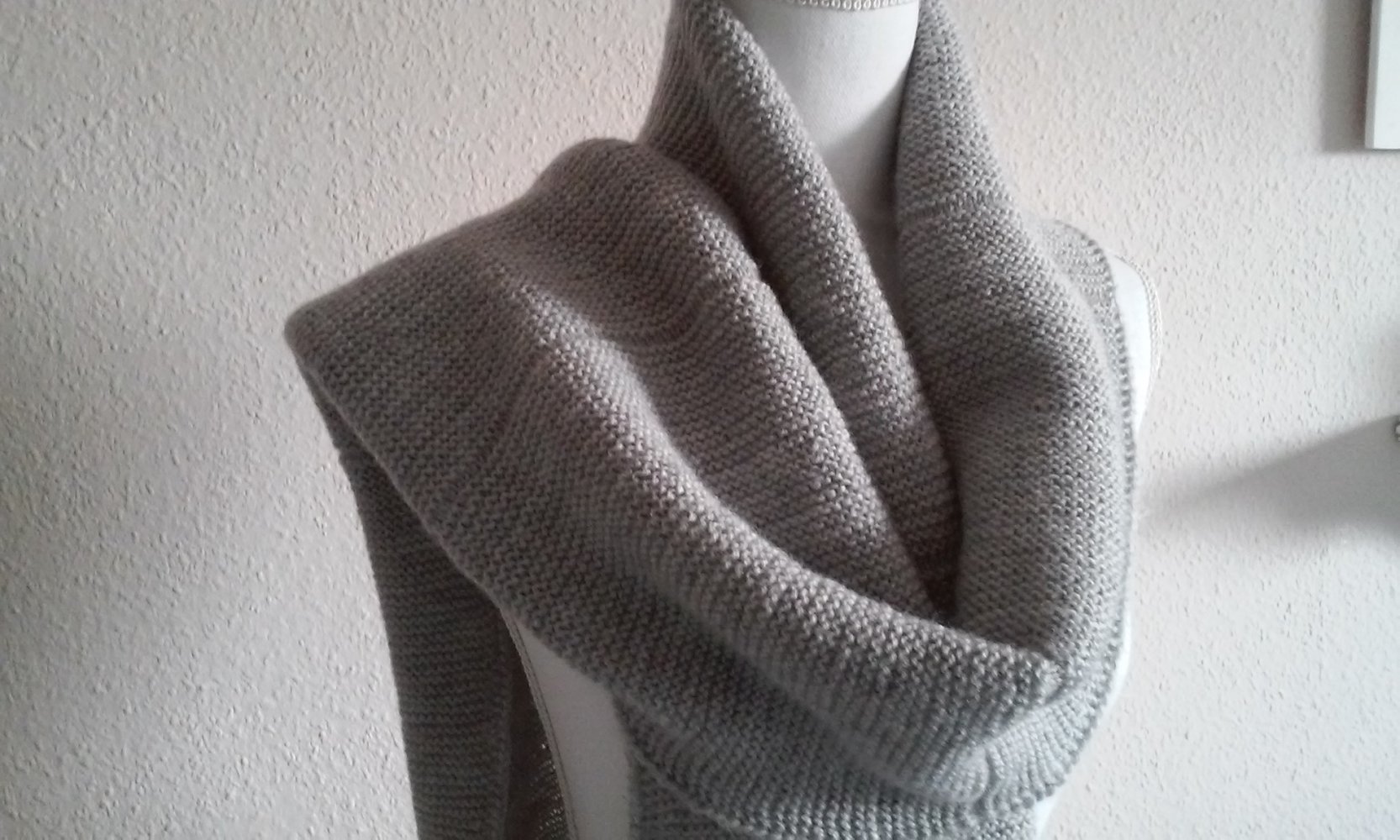 Stricken Schal Loop-Mützen-Woll-Winterschal warmRollkragen
