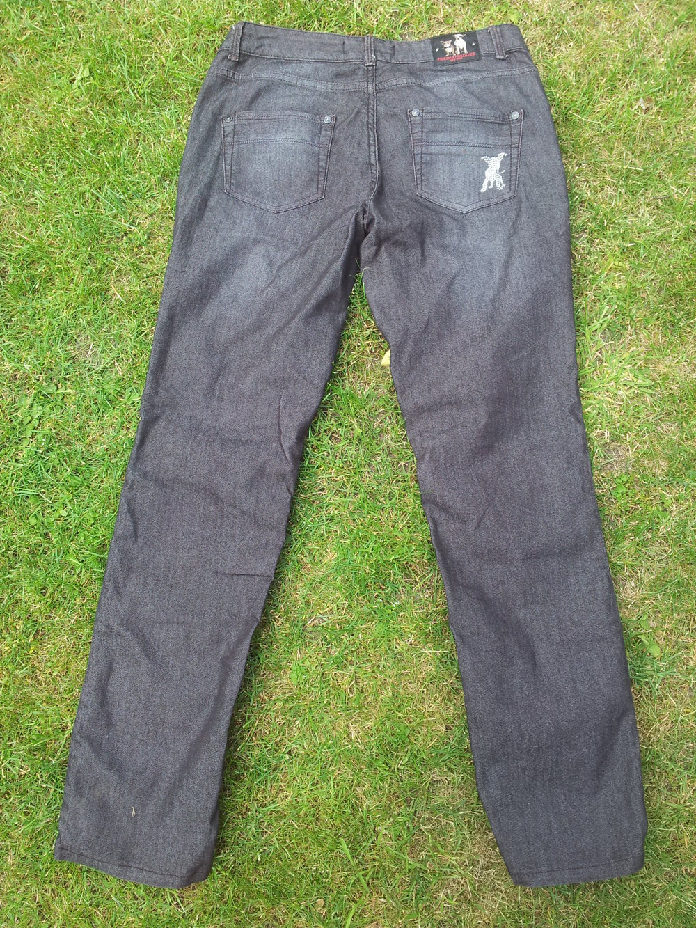 Jeans Frieda Freddies New York schwarz Gr. 38 Strass 