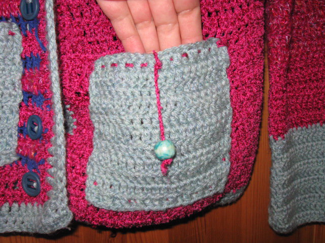 *** Strickjacke ~ Handarbeit ~ Gehäkelt ***