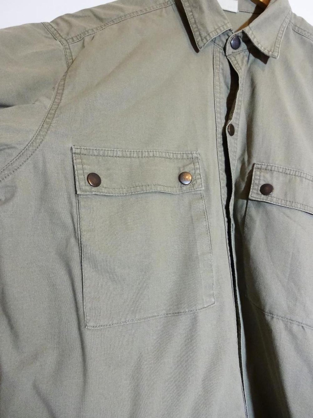 Herrenhemd Khaki Safari Gr. 52